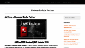 What Amtemu-official.com website looked like in 2020 (3 years ago)