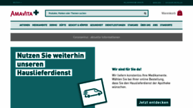What Amavita.ch website looked like in 2020 (6 years ago)