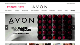 What Avon.co.in website looked like in 2020 (3 years ago)