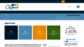 What Algarve-portal.com website looked like in 2020 (3 years ago)
