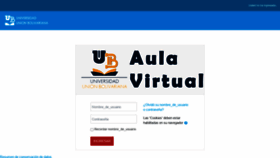 What Aula.ub.edu.bo website looked like in 2020 (3 years ago)