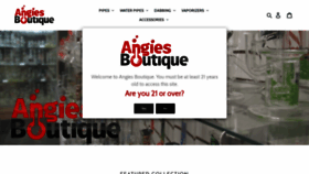 What Angiesboutiques.com website looked like in 2020 (3 years ago)