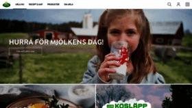 What Arla.se website looked like in 2020 (3 years ago)