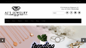 What Ajsjewelers.com website looked like in 2020 (3 years ago)