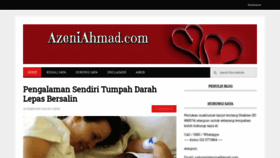 What Azeniahmad.com website looked like in 2020 (3 years ago)