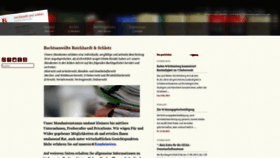 What Anwalt-im-netz.de website looked like in 2020 (3 years ago)