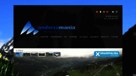 What Andorramania.com website looked like in 2020 (3 years ago)
