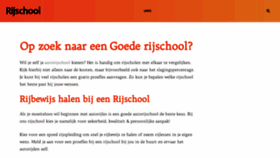 What Autorijschoolvlam.nl website looked like in 2020 (3 years ago)