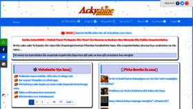 What Ackyshine.com website looked like in 2020 (3 years ago)