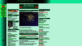What Anglerinfo.at website looked like in 2020 (3 years ago)