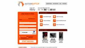 What Auctionraptor.com website looked like in 2020 (3 years ago)