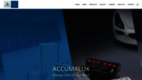 What Accumalux.com website looked like in 2020 (5 years ago)