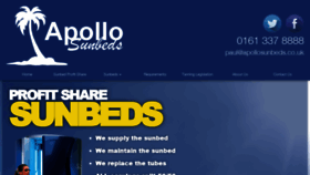 What Apollosunbeds.co.uk website looked like in 2020 (3 years ago)