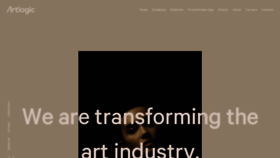 What Artlogic.net website looked like in 2020 (3 years ago)