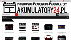 What Akumulatory24.pl website looked like in 2020 (3 years ago)