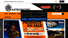 What Astromodelstore.com website looked like in 2020 (3 years ago)