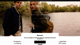 What Aigle.com website looked like in 2020 (3 years ago)