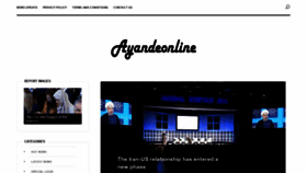 What Ayandeonline.com website looked like in 2020 (3 years ago)