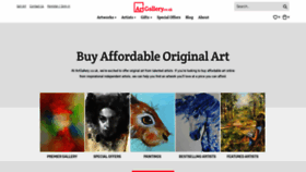 What Artgallery.co.uk website looked like in 2020 (5 years ago)