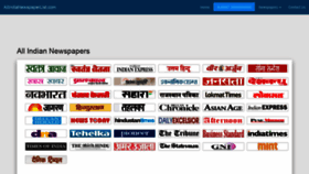 What Allindianewspaperlist.com website looked like in 2020 (3 years ago)