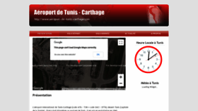 What Aeroport-de-tunis-carthage.com website looked like in 2020 (3 years ago)