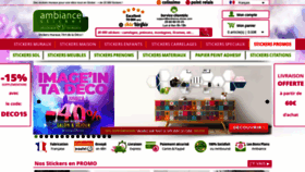 What Ambiance-sticker.com website looked like in 2020 (3 years ago)