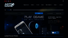 What Astrogame.org website looked like in 2020 (3 years ago)