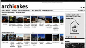 What Archicakes.cz website looked like in 2020 (3 years ago)