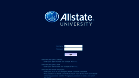 What Allstateuniversity.com website looked like in 2020 (3 years ago)