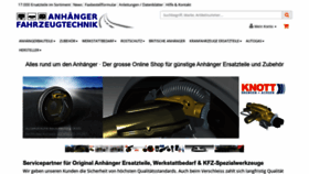 What Anhaenger-fahrzeugtechnik.ch website looked like in 2020 (3 years ago)