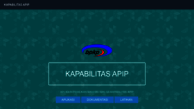 What Apip.bpkp.go.id website looked like in 2020 (3 years ago)