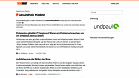 What Apotheken-anzeiger.de website looked like in 2020 (3 years ago)
