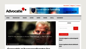 What Advocatie.nl website looked like in 2020 (3 years ago)