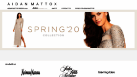 What Aidanmattox.com website looked like in 2020 (3 years ago)