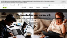 What Acer.nl website looked like in 2020 (3 years ago)