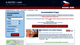 What A-prague.com website looked like in 2020 (3 years ago)