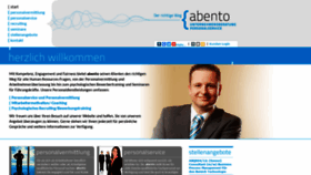 What Abento.de website looked like in 2020 (3 years ago)