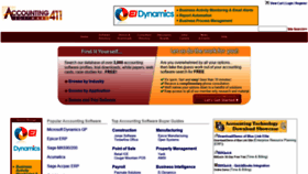 What Accountingsoftware411.com website looked like in 2020 (3 years ago)