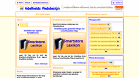 What Adelheids-webdesign.de website looked like in 2020 (3 years ago)
