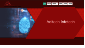 What Aditechinfotech.com website looked like in 2020 (3 years ago)