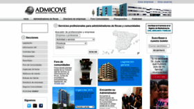 What Admicove.com website looked like in 2020 (5 years ago)
