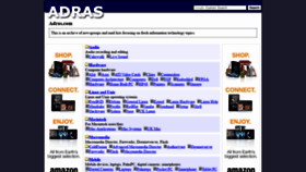 What Adras.com website looked like in 2020 (4 years ago)