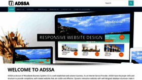 What Adssa.co.za website looked like in 2020 (3 years ago)