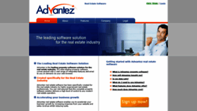 What Advantez.com website looked like in 2020 (3 years ago)