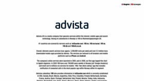 What Advista.no website looked like in 2020 (3 years ago)