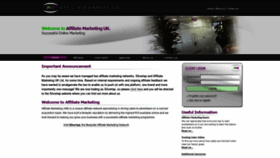 What Affiliatemarketing.co.uk website looked like in 2020 (3 years ago)