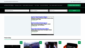 What Africatopforum.com website looked like in 2020 (3 years ago)