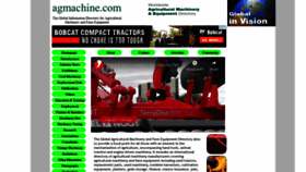 What Agmachine.com website looked like in 2020 (3 years ago)