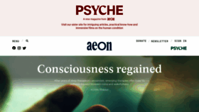 What Aeon.co website looked like in 2020 (3 years ago)