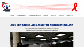 What Aidsministries.org website looked like in 2020 (3 years ago)